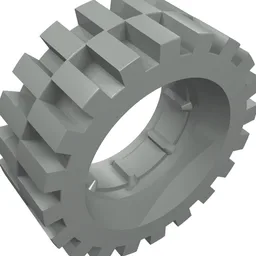 Tyre 30 x 10.5 Offset Tread / Light Gray