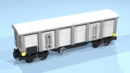 8-Wheel Box Wagon / Reefer (SNOT, white)