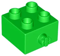 Duplo Brick 2 x 2 Pin on Side