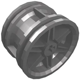 Wheel 30.4 x 20 without Pinholes, with Reinforced Rim / Flat Silver