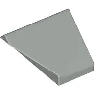 Brick Sloped 45° 2 x 1 Double / Inverted with Hollow Bottom / Light Gray