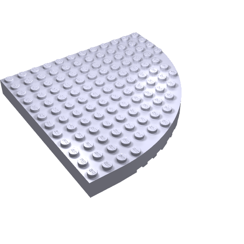 Lego Brick Round Corner 12 x 12 / Light Violet