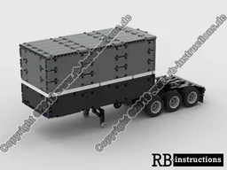 Lead Container Trailer for 42078 Mack Anthem