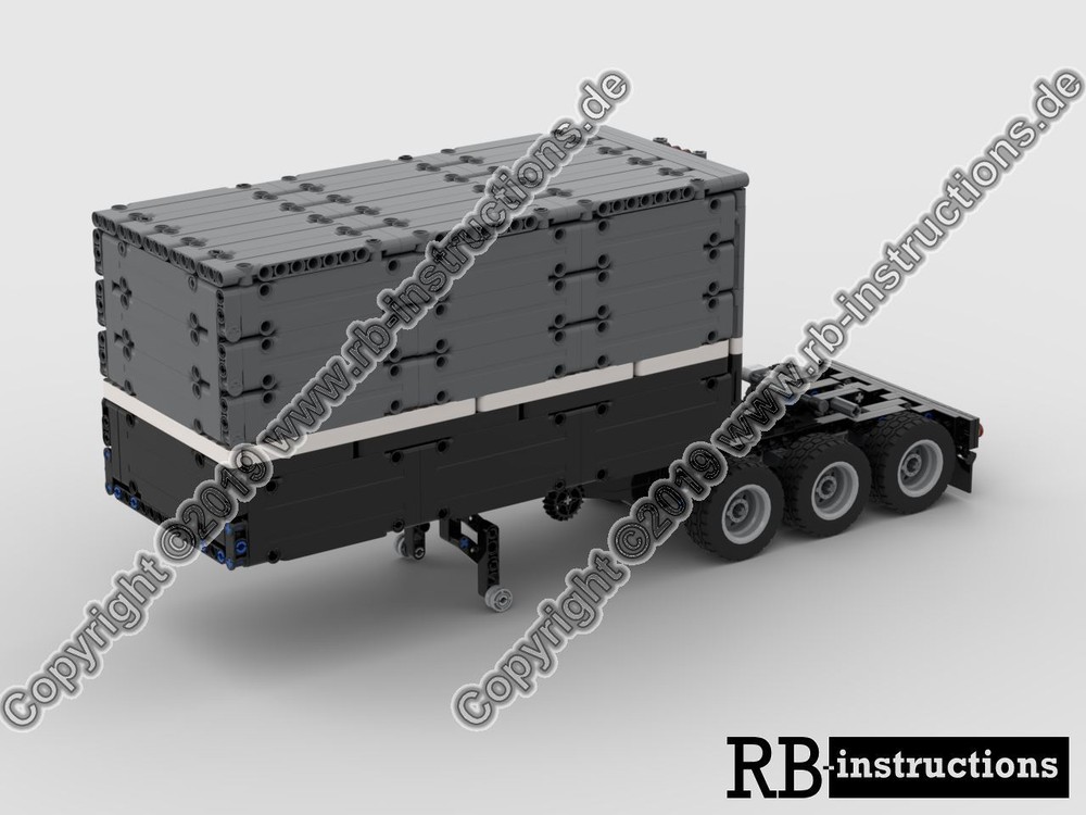 Lego Lead Container Trailer for 42078 Mack Anthem