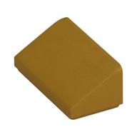 Lego Brick Sloped 30° 1 x 2 x 2/3 / Pearl Gold