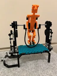 Skipping rope automaton