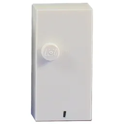 Braille Brick 2 x 4 with 1 Studs ⠂ and ',' Print / White
