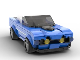 1968 Mustang in Blue