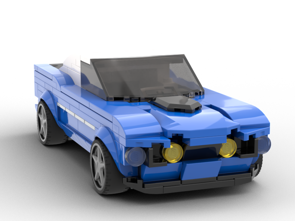 Lego 1968 Mustang in Blue