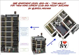 Apartment Add-on - Tan (Expansion NY Pizza and Jerry's Comedy Club Modular Building)
