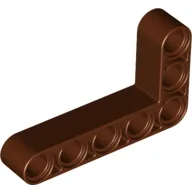 Technic Beam 3 x 5 L-Shape Thick / Reddish Brown