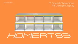 Formula One F1 Speed Champions Garage Display