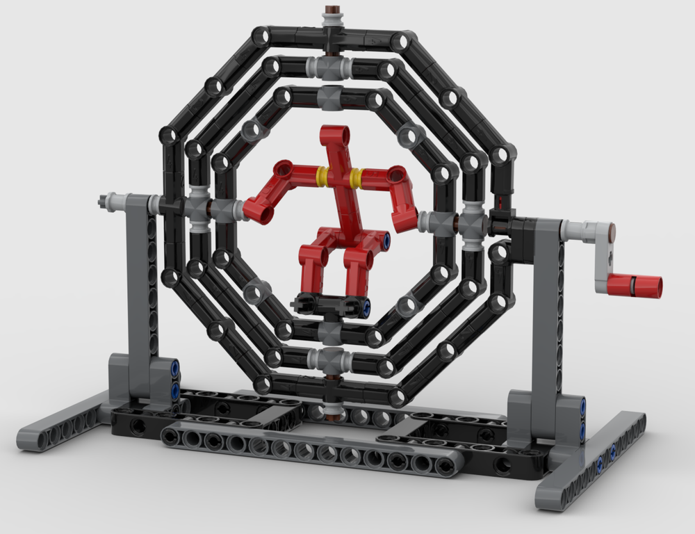 Lego Multi-axis Astronaut Trainer (with Technic-built figure)