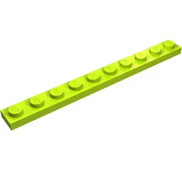 Plate 1 x 10 / Lime