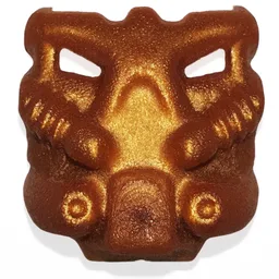 Large Figure Mask Krana Bo / Reddish Gold