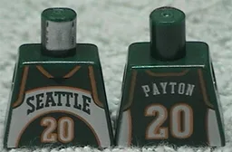 Torso NBA Seattle SuperSonics #20 Pattern / Dark Green