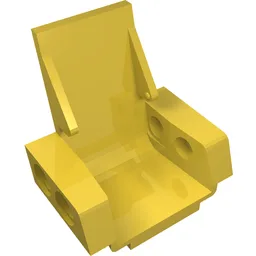 Technic Seat / Chair [3 x 2 Base] / Yellow