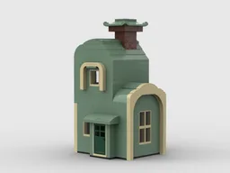 GREEN & TAN HOUSE