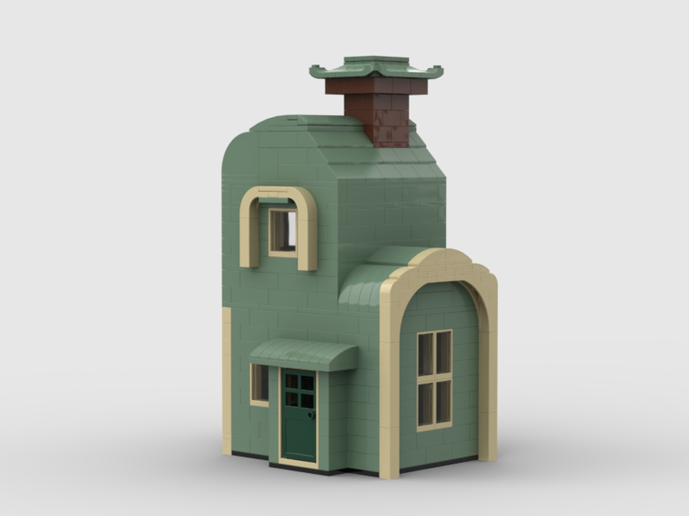 Lego GREEN & TAN HOUSE