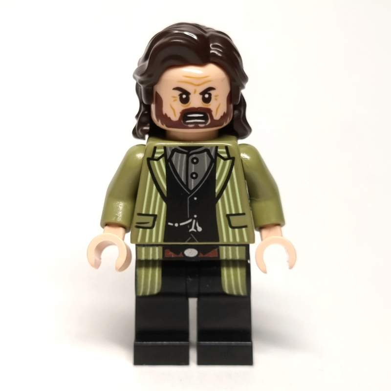 Lego Sirius Black, Olive Green Coat