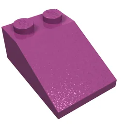 Brick Sloped 33° 3 x 2 / Magenta