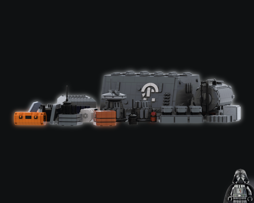 Lego Galactic Empire - Crates, Containers & Structures