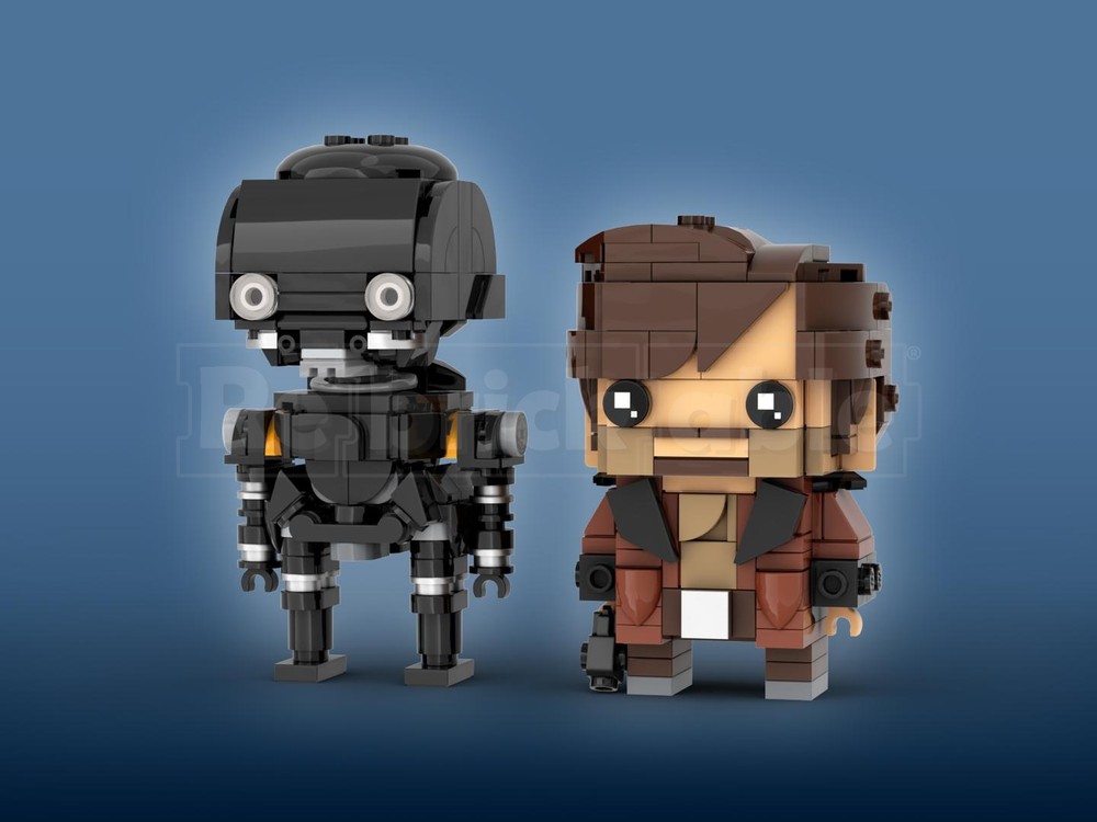 Lego Cassian Andor & K2SO Brickheadz LEGO MOC - Andor & Rogue One