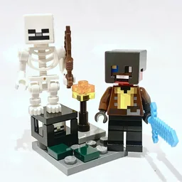Parrot Handler with Skeleton, Skeleton Spawner and Dungeon