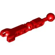 Large Figure Skeletal, Limb with Ball Joint on Axle and Ball Socket and Four Holes / Red