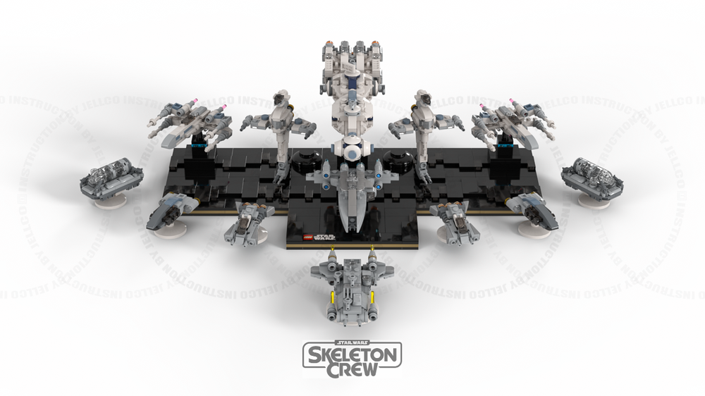 Lego Ultramicro Spaceships of Skeleton Crew