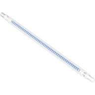 Flexible Ribbed Hose 8mm Ends 19L with Blue Centre Pattern / Trans-Clear