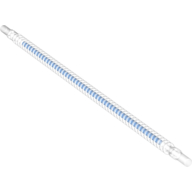 Lego Flexible Ribbed Hose 8mm Ends 19L with Blue Centre Pattern