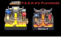 Clash Royale - Arena 4 - P.E.K.K.A's Playhouse