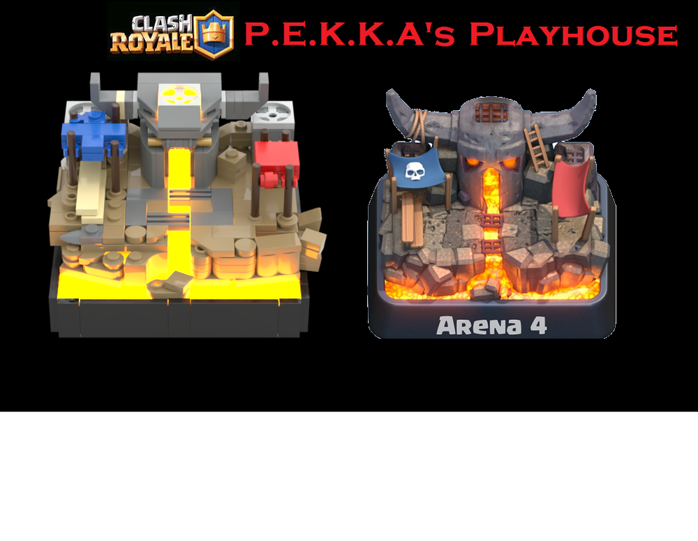 Lego Clash Royale - Arena 4 - P.E.K.K.A's Playhouse