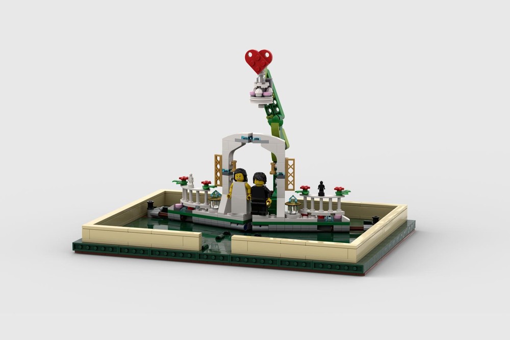 Lego Wedding Favor Set in A Pop-up Book