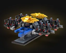 Gatekeeper Roller Coaster Train Model