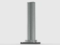 252 East 57th Street at 1/650th Scale
