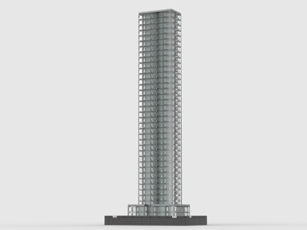 Lego 252 East 57th Street at 1/650th Scale