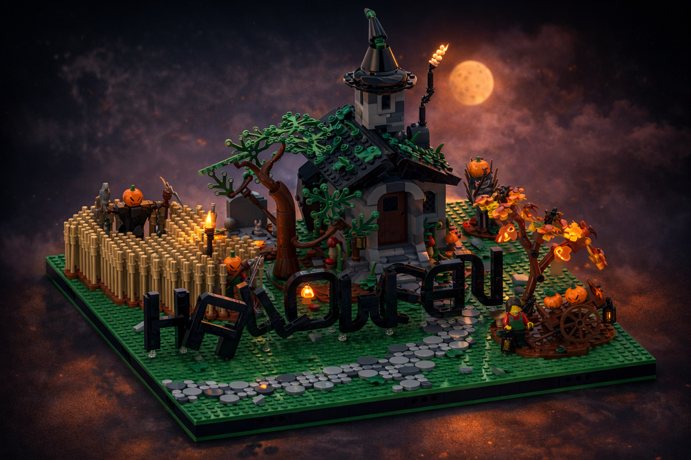 Lego Halloween Diorama