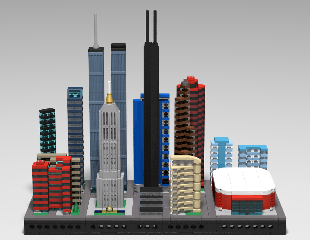 Lego Modular Micro City Skyline