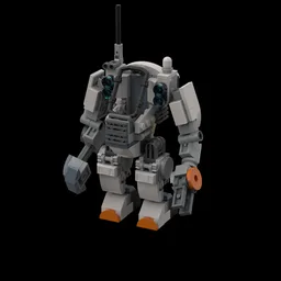 Beefed-up city space construction mech