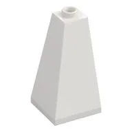Brick Sloped 75° 2 x 2 x 3 Double Convex / White