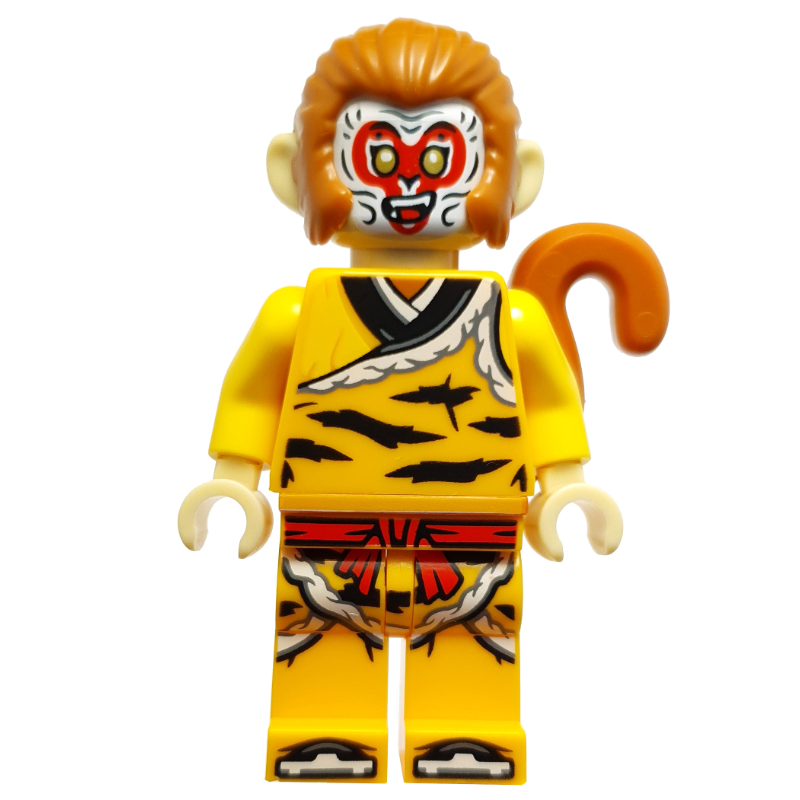 Lego Monkey King, Red and White Facepaint
