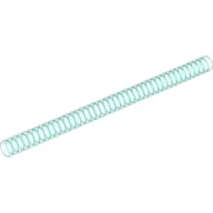 Hose, Ribbed 7mm D. 14L / 11.2cm / Trans-Light Blue
