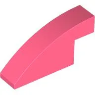 Brick Curved 1 x 4 x 1 2/3 No Studs / Coral