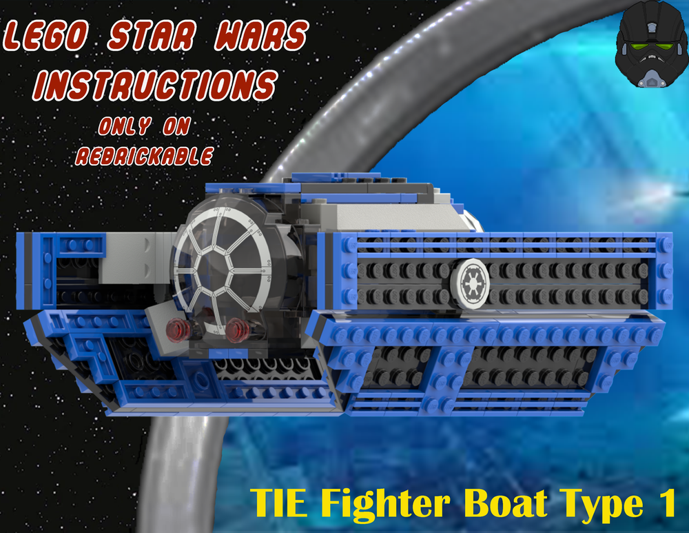 Lego TIE Boat, Type 1 (Classic-style)