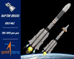 1:110 Scale GSLV Mark 2