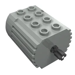 Motor, 4.5V Type 2 for 2-Prong Connectors with Middle Pin / Light Gray