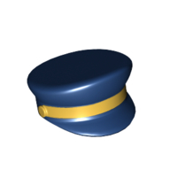 Lego Hat, Captain's Cap, Gold Braid Print