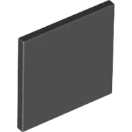 Road Sign Clip-on 2 x 2 Square [Thick Open O Clip] / Black